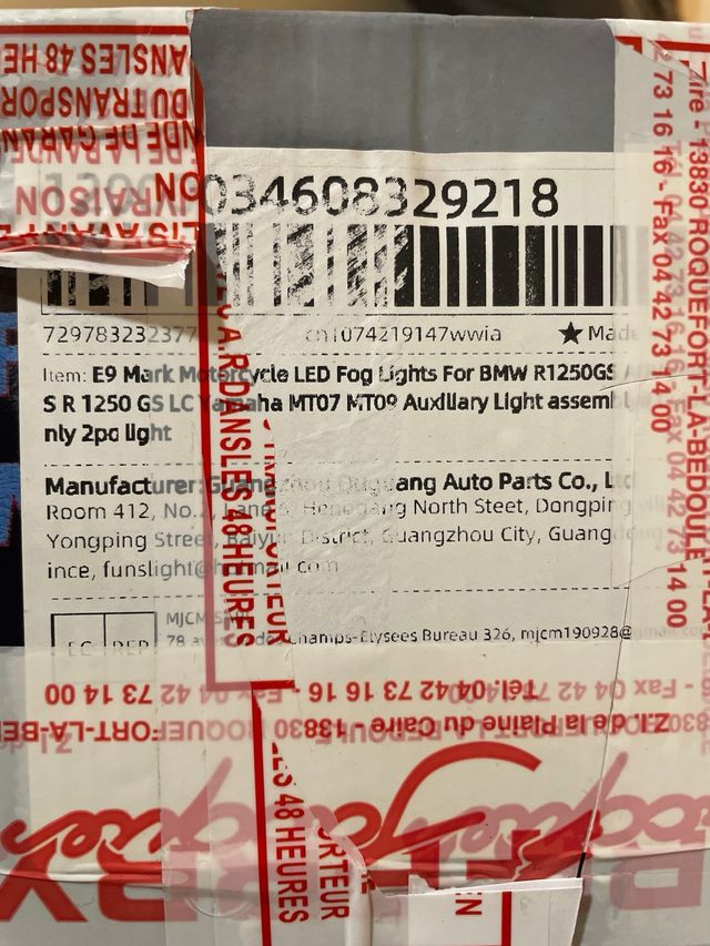 Luces LED Moto BMW R1250GS Yamaha MT07