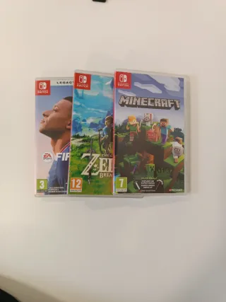 Pack 3 Videojuegos Nintendo Switch