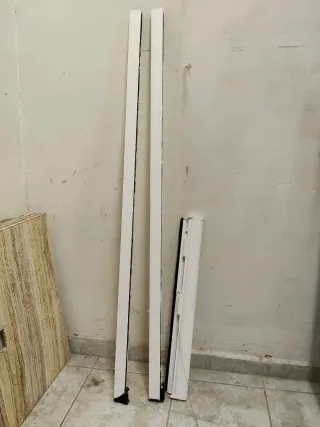 Ventana aluminio blanca cristal fijo