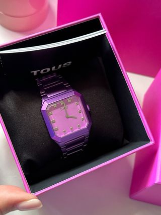 Reloj Tous Morado Transparente