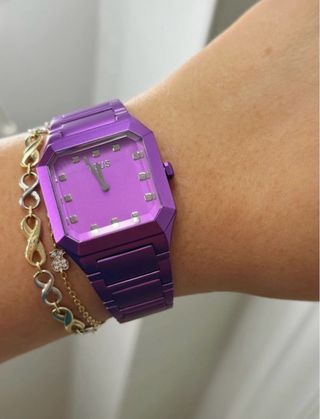 Reloj Tous Morado Transparente