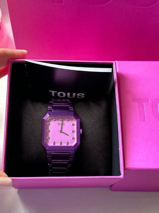Reloj Tous Morado Transparente