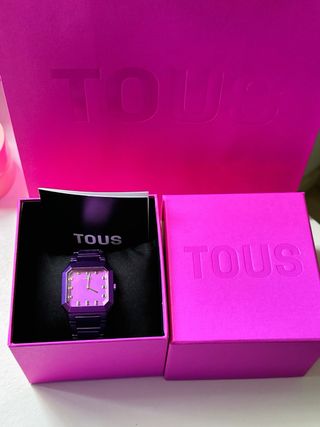 Reloj Tous Morado Transparente