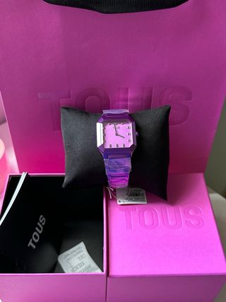 Reloj Tous Morado Transparente