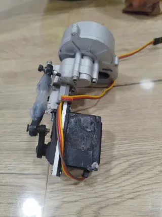 Caja de cambios crawler metal con dig y servo
