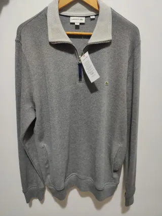 Jersey Lacoste Gris Talla XL