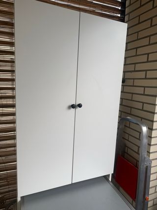 Armario para lavadora blanco