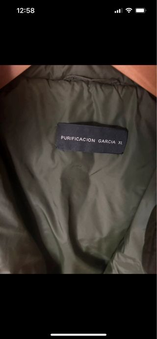 Chaqueta Purificación García verde mujer