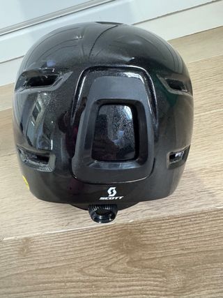 Casco de esquí Scott negro junior y gafas Atomic