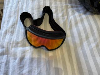 Casco de esquí Scott negro junior y gafas Atomic