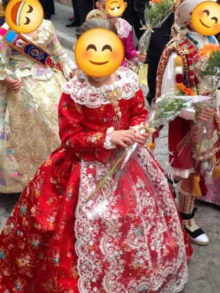 Traje de Fallera Niña 8-10 Años