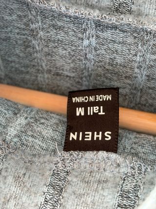 Jersey suave cuello alto verde azulado