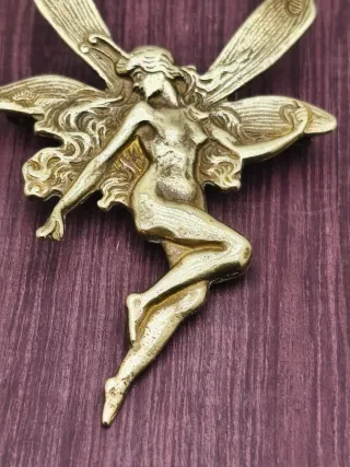 Broche/Colgante Modernista Dorado