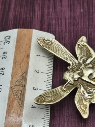 Broche/Colgante Modernista Dorado