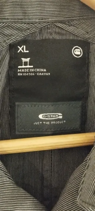 Camisa G-Star Talla M Gris