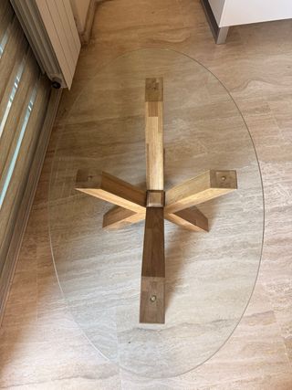 Tavolino in cristallo in perfetto stato