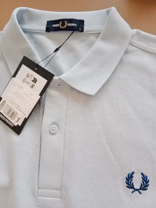 Camiseta Polo Fred Perry Azul Talla M