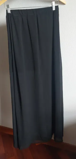 Falda larga H&M negra