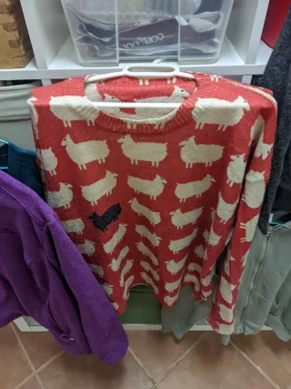 Lote 6 jerseys y sudaderas H&M, Lefties, Quechua