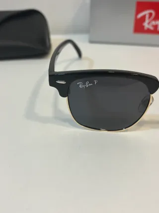 Occhiali da sole Ray-Ban Clubmaster neri/oro