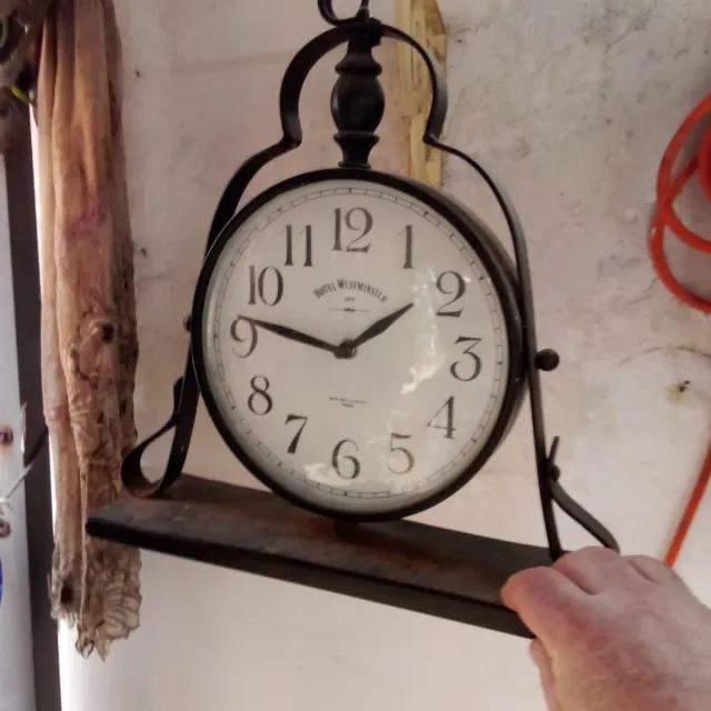 Relógio de parede decorativo estilo antigo