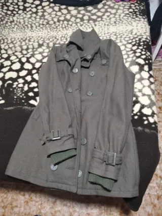 Chaqueta verde militar mujer