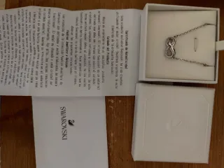 Colgante Infinito Swarovski Hyperbola Plata