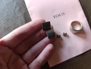 Conjunto Anillo y Pendientes Tous