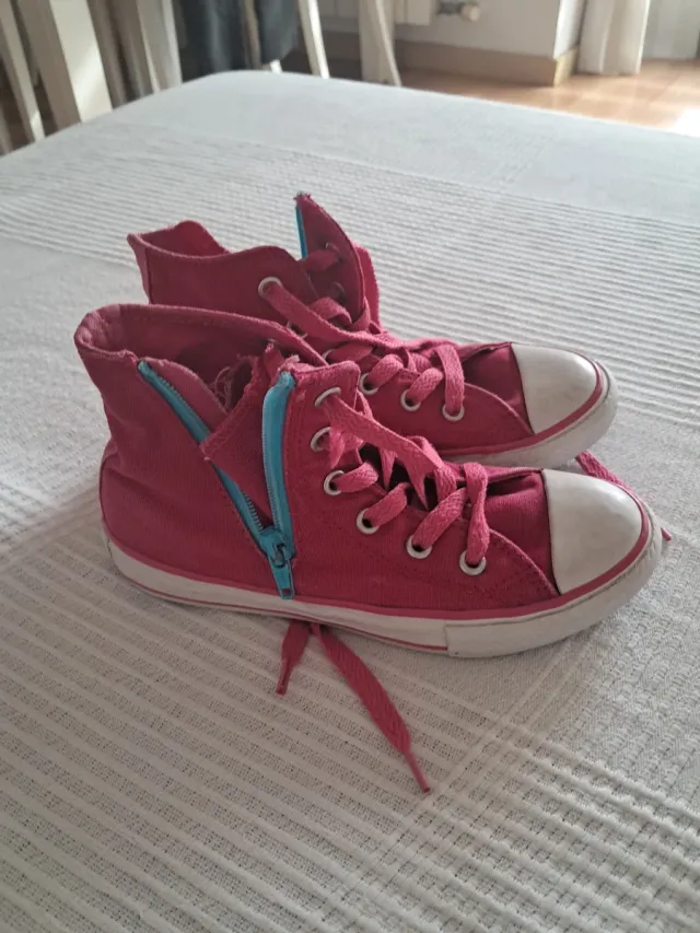 Zapatillas Converse Niña Rosas Talla 31