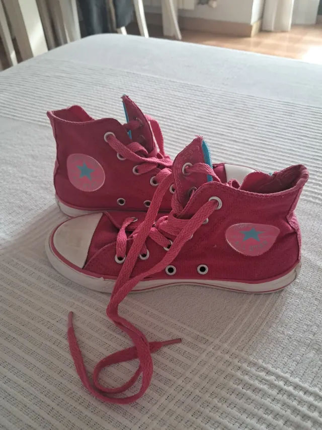 Zapatillas Converse Niña Rosas Talla 31
