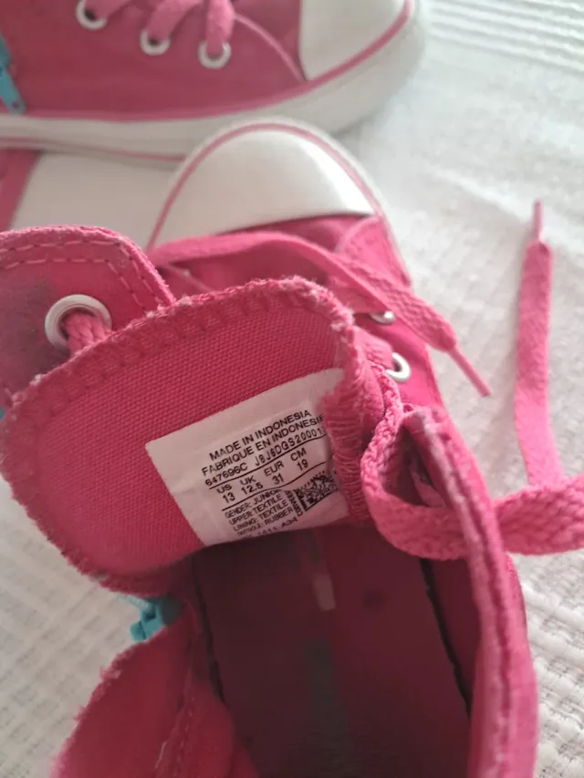 Zapatillas Converse Niña Rosas Talla 31
