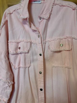 Camisa rosa Rock & Roll