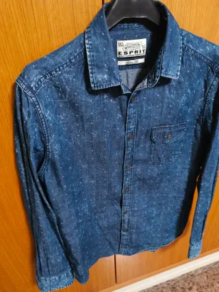 Camisa vaquera Esprit azul
