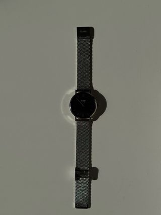 Reloj Cluse Negro y Plateado
