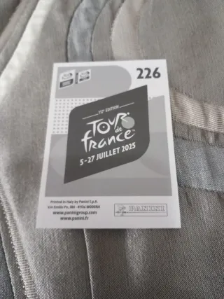 Cromo Remco Evenepoel Tour 2025