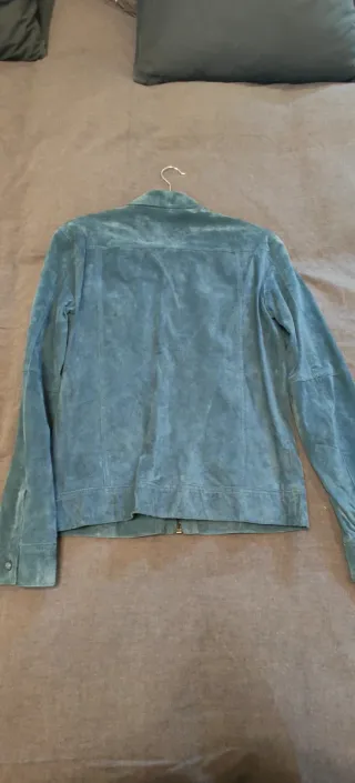 Cazadora Zara Man ante azul