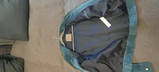 Cazadora Zara Man ante azul