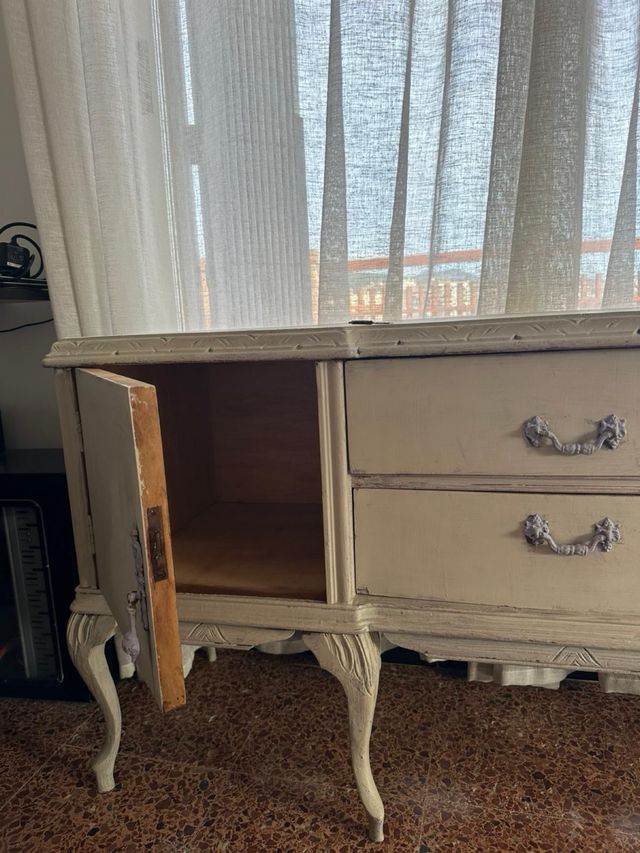 Aparador Vintage Shabby Chic Beige