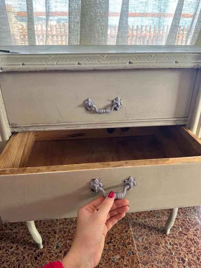 Aparador Vintage Shabby Chic Beige