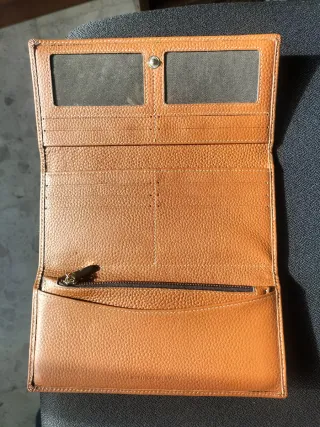 Cartera Purificación García Cuero Marrón