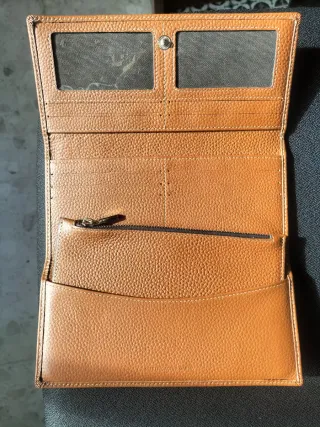 Cartera Purificación García Cuero Marrón