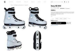 Patines Sway 58 con Equipamiento - Talla 37-38