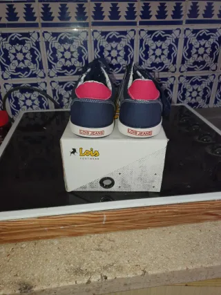 Zapatillas Lois Talla 42 Azul/Rosa