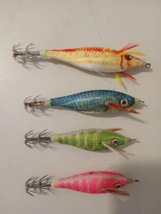 Jibioneras Pajaritos Señuelos Pesca