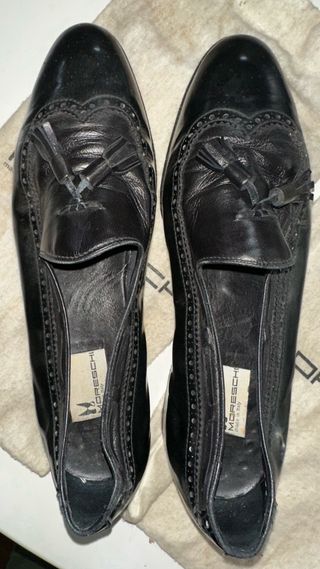 Mocassini Moreschi Derby Pelle Nera