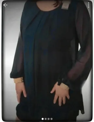 Vestido Rinascimento azul talla única