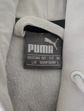 Sudadera Puma Blanca Talla L