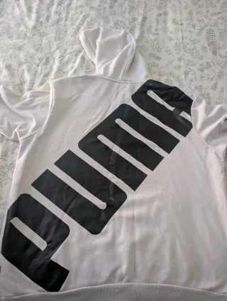 Sudadera Puma Blanca Talla L