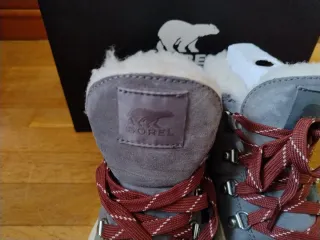 Botas Sorel Mujer Talla 37 Gris