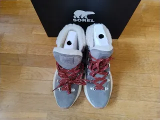 Botas Sorel Mujer Talla 37 Gris